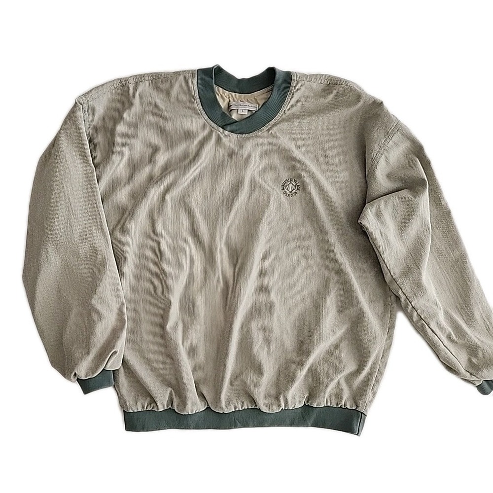 VTG Nicklaus Men's Large Soft Shell Golf Pullover Windbreaker Gray Long Sleeve - Picture 2 of 11